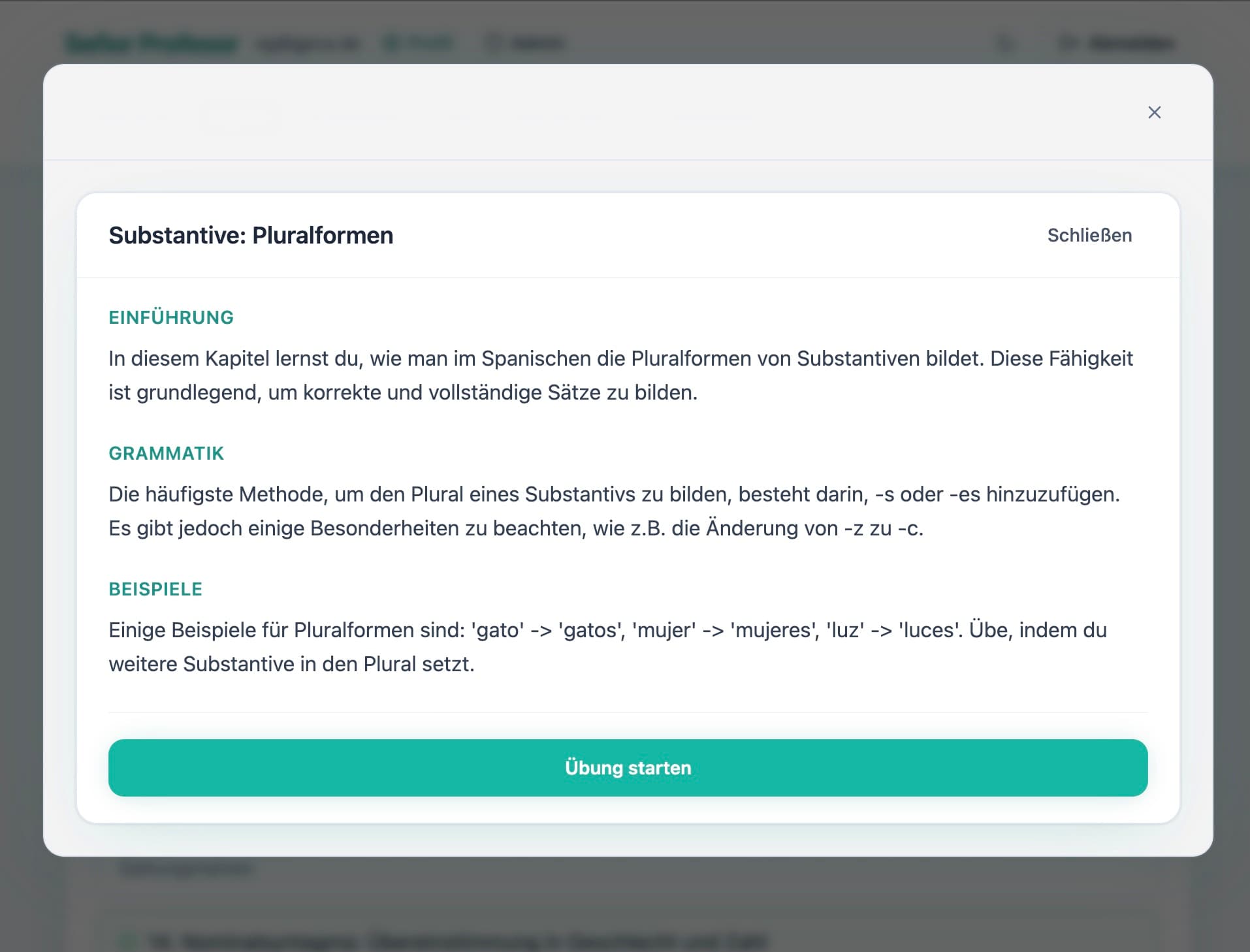 SpanischApp - Señor Profesor